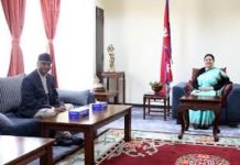 राष्ट्रपति भण्डारी र प्रधानमन्त्री देउवाबीच भेटवार्ता