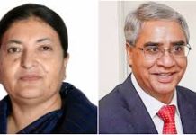 राष्ट्रपति भण्डारी र प्रधानमन्त्री देउवाबिच भेटवार्ता
